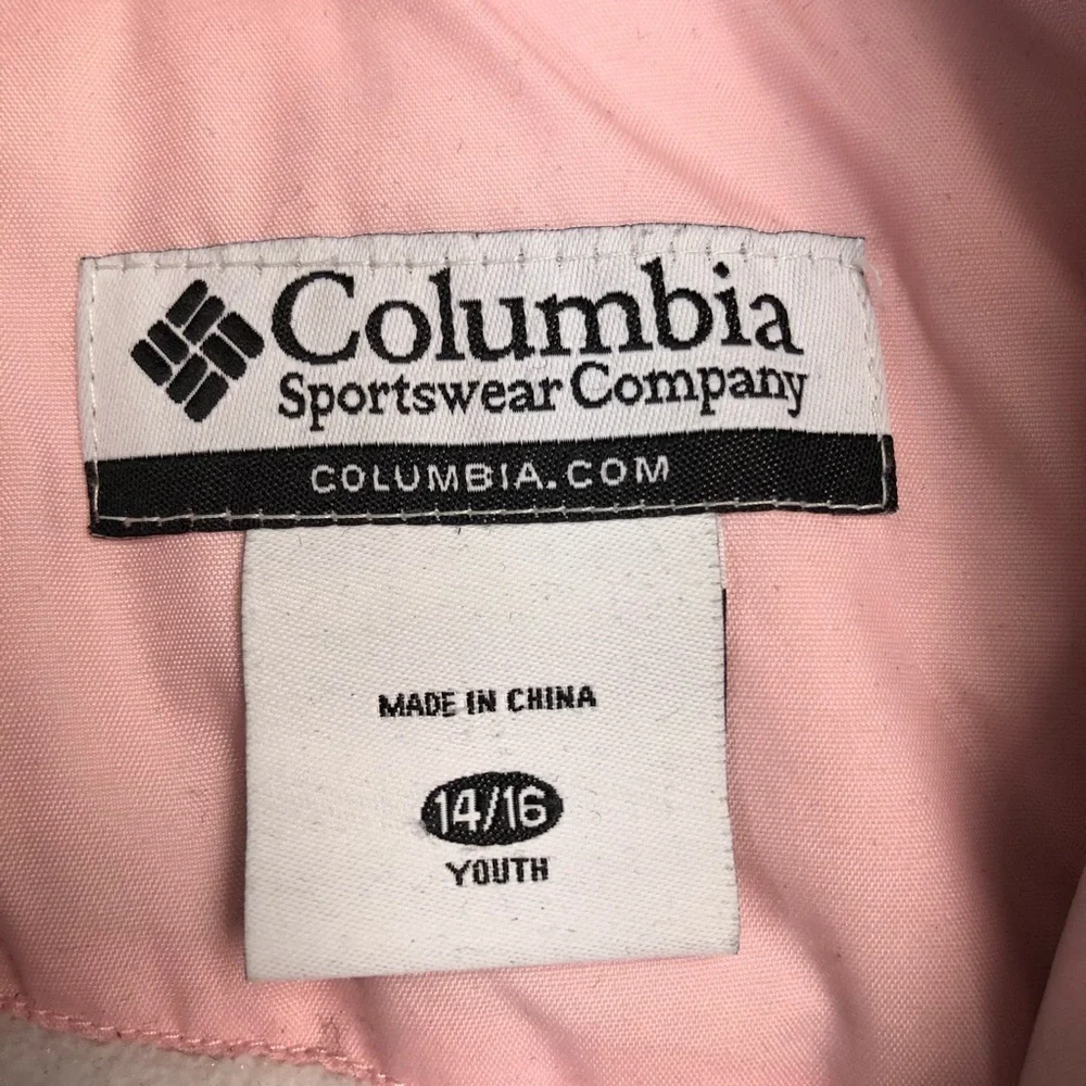 Columbia Girls Pink Winter Coat - Picture 10 of 14